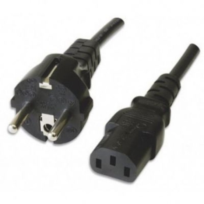 NESSOS ITALIA NK-VDE13SH-3 POWER CORD C13/Schuko M mt.3 Nero
