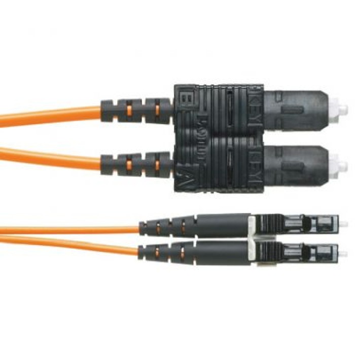 PANDUIT NKFPX2ELLSSM002 PATCH CORD DUPLEX LC/SC MM 50/125 OM3 LSZH mt.2