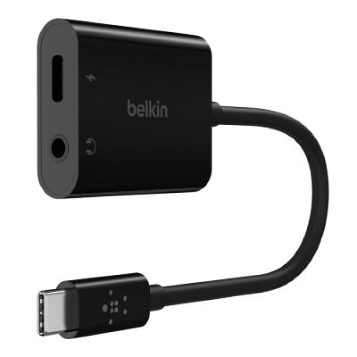 BELKIN NPA004BTBK 3.5 MM AUDIO + USB-C CHARGE ADAPTER