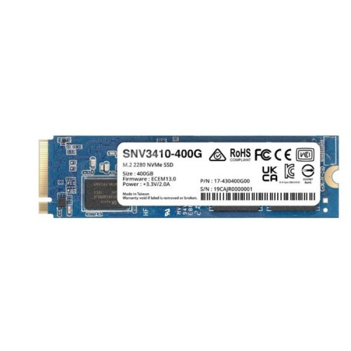 SYNOLOGY INC. SNV3410-400G SYNOLOGY SNV3410 SSD M.2 2280 NVME PCIE 3.0 400GB