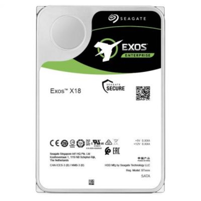 SEAGATE ST18000NM000J 18TB EXOS X18 ENTERPRISE SEAGATE SATA 3.5 72000RPM