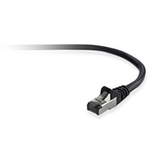 BELKIN A3L793BT05MBKHS CAVO RETE RJ45 CAT5E STP M-M ALETTE 5M NERO