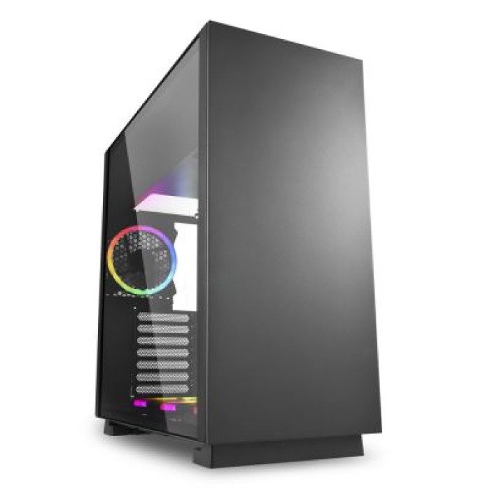 SHARKOON PURE STEEL RGB ATX 2XU3.VETRO TEMP.4X120 ARGB RING FAN.ARGB CONTR.