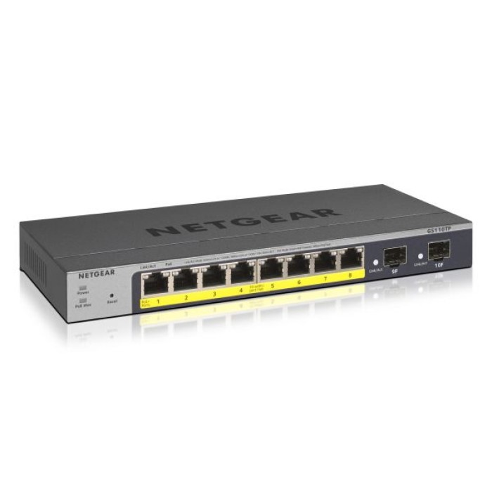 NETGEAR GS110TP-300EUS 8P GE POE SMART MANAGED PRO SWITCH