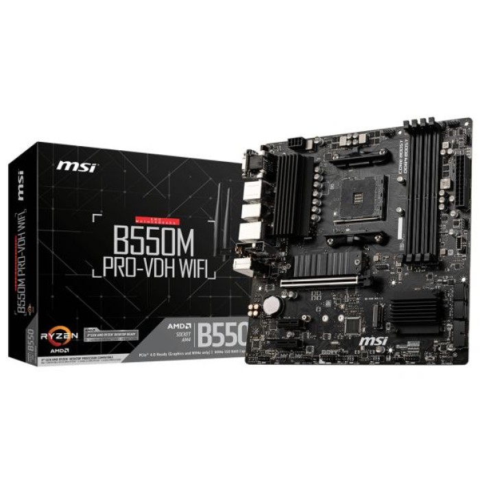 MSI COMPONENTS B550M PRO-VDH WIFI MSI MB B550M PRO-VDH WIFI MATX