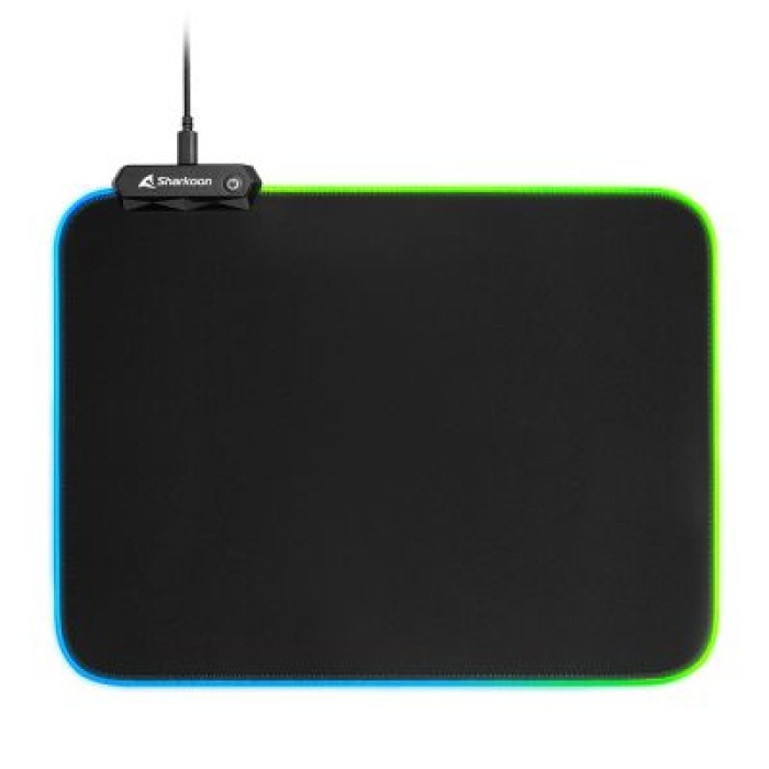 SHARKOON 1337 GAMING MAT RGB V2 360 360 X 270 X 3 MM. RGB. CAVO USB STACCABILE