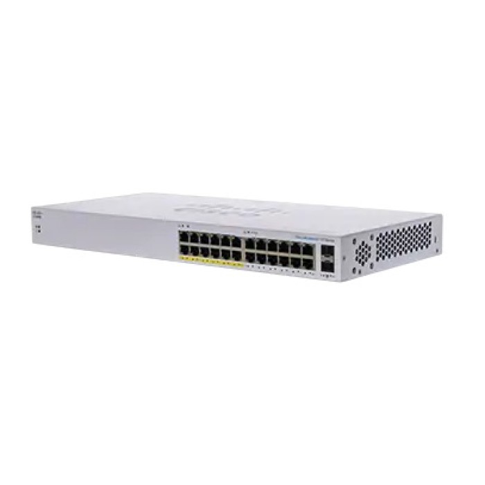 CISCO CBS110-24PP-EU UNMANAGED 24-PORT GE PARTIAL POE 2X1G SFP SHARED