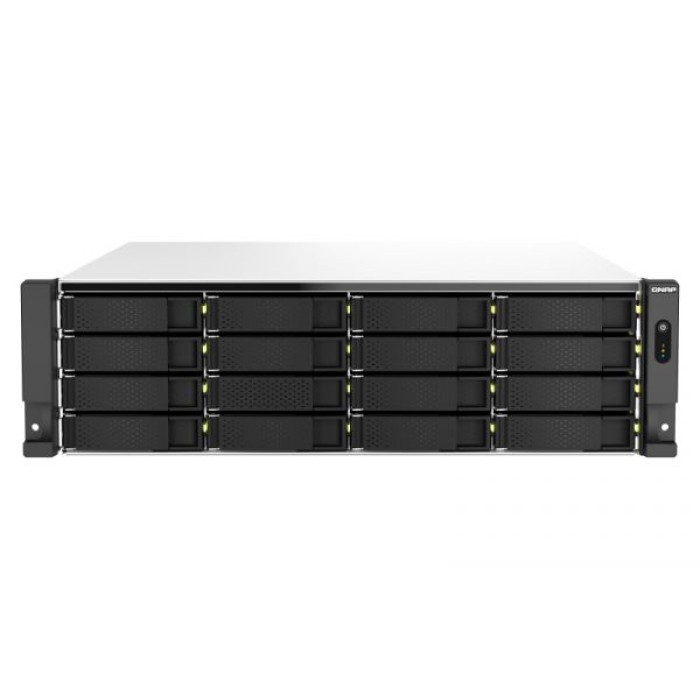 QNAP TS-H2287XU-RP-E2378-64G QNAP NAS 3U QUTS HERO 16X3.5+6X2.5 BAY E-2378 64GB