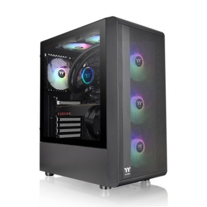 THERMALTAKE CA-1X2-00M1WN-00 S200 TG ARGB BLACK