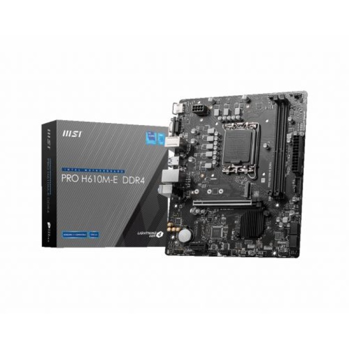 MSI COMPONENTS PRO H610M-E DDR4 MSI MB PRO H610M-E DDR4 MATX