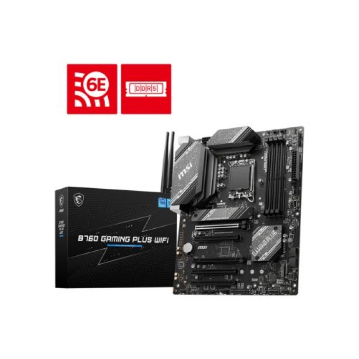 MSI COMPONENTS B760 GAMING PLUS WIFI MSI MB B760 GAMING PLUS WIFI ATX