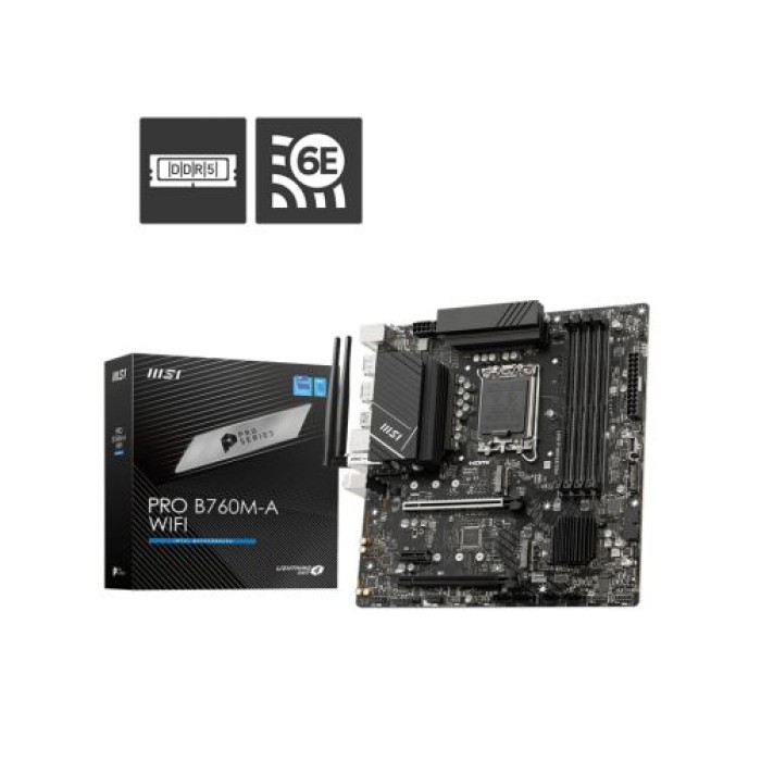 MSI COMPONENTS PRO B760M-A WIFI MSI MB PRO B760M-A WIFI MATX