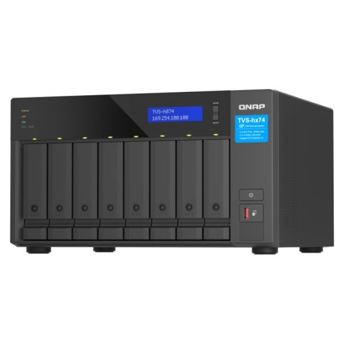 QNAP TVS-H874X-I9-64G QNAP NAS 8-BAY QUTS HERO I9 16CORE 64GB 2XNVME