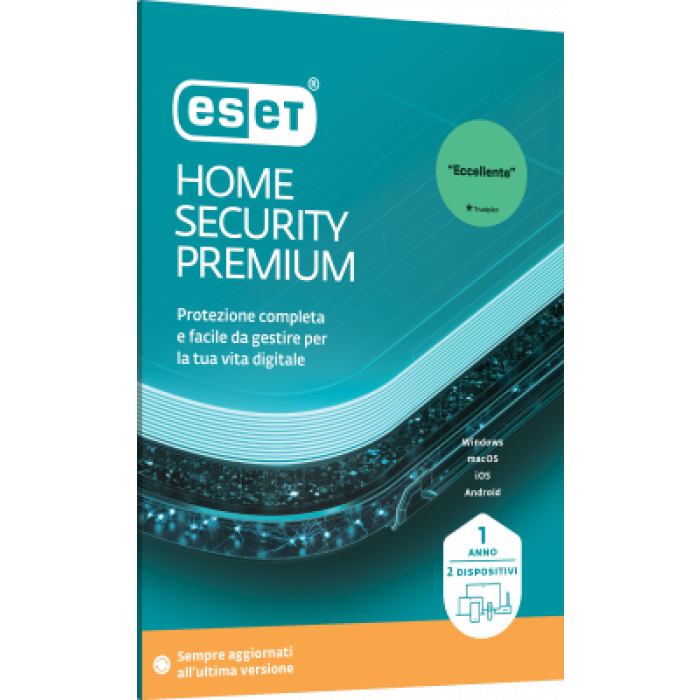 ES - ESET EHSP-N1-A2-BOX ESET HOME SECURITY PREMIUM 2 UTENTI 1YR
