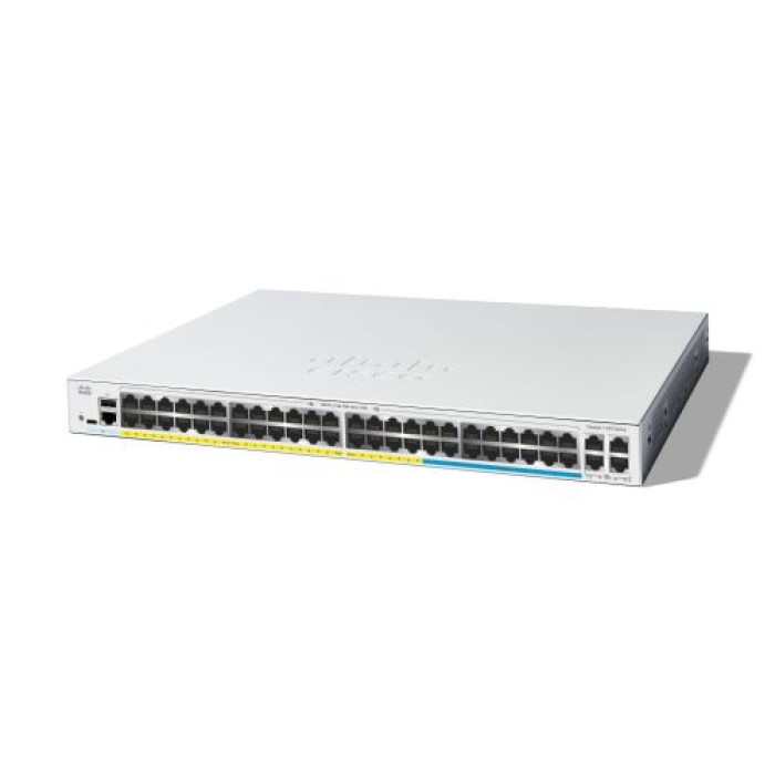 CISCO C1300-48MGP-4X CATALYST 1300 16-PORT 2.5GE. 32-PORT GE. POE. 4X10