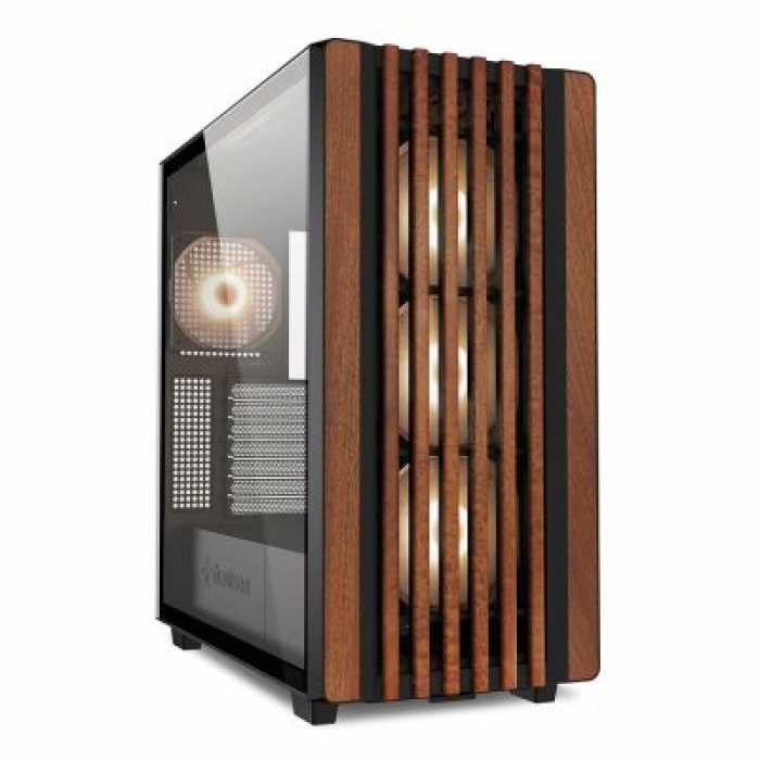 SHARKOON REBEL C70G RGB ATX 2X U3. 1X TYPE-C.TRRS. TEMP GLASS. 4X 120 ARGB