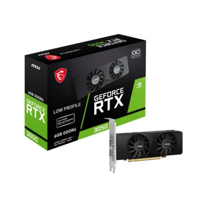 MSI COMPONENTS RTX 3050 LP 6G OC GEFORCE RTX 3050 LP 6G OC