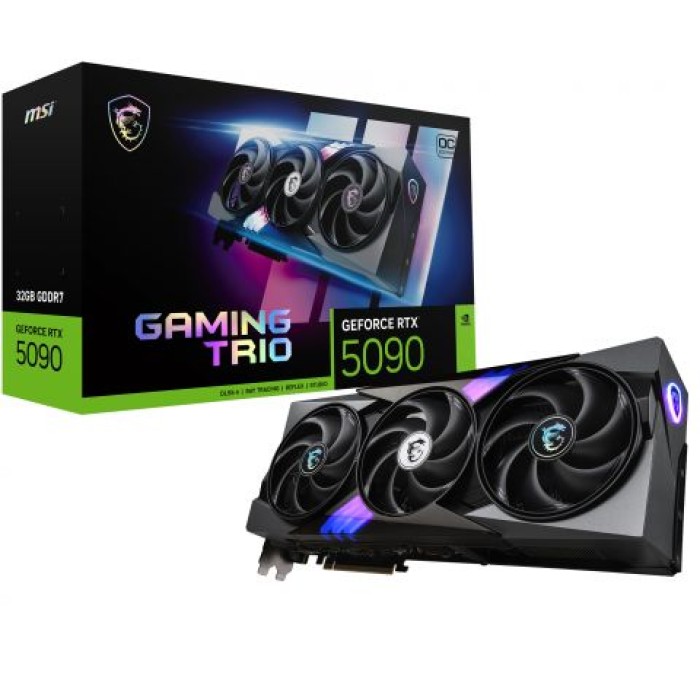 MSI COMPONENTS RTX 5090 32G GAMING TRIO OC MSI VGA GEFORCE RTX 5090 32G GAMING TRIO OC