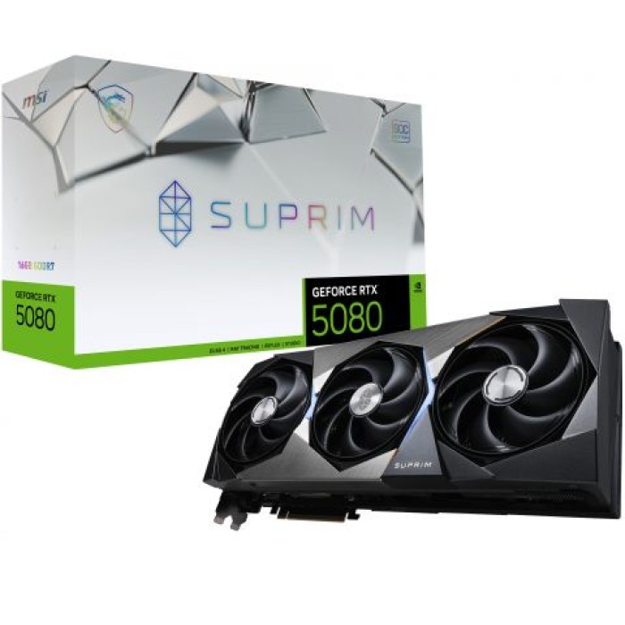 MSI COMPONENTS RTX 5080 16G SUPRIM SOC MSI VGA GEFORCE RTX 5080 16G SUPRIM SOC