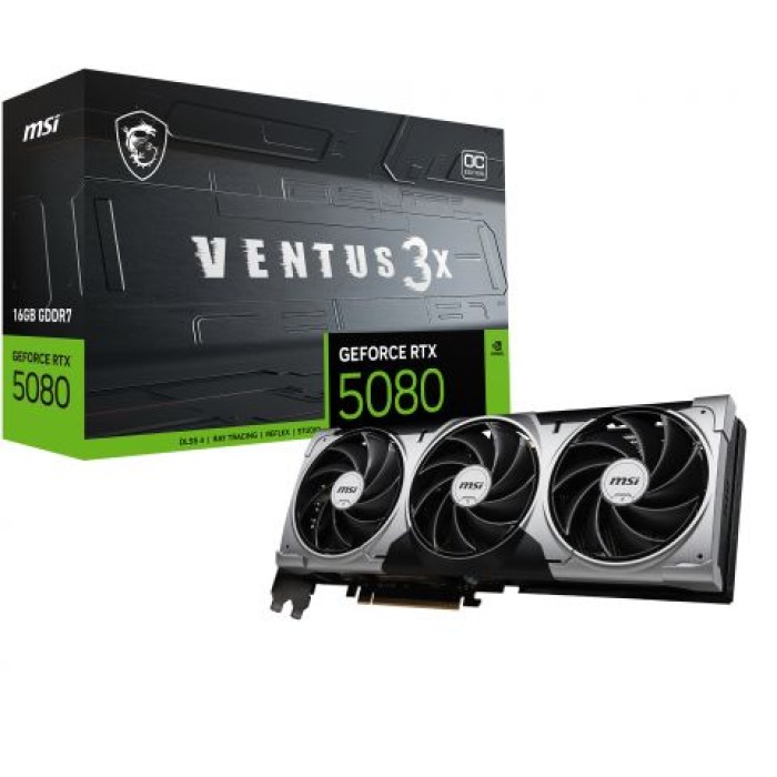 MSI RTX 5080 16G VENTUS 3X OC MSI VGA GEFORCE RTX 5080 16G VENTUS 3X OC