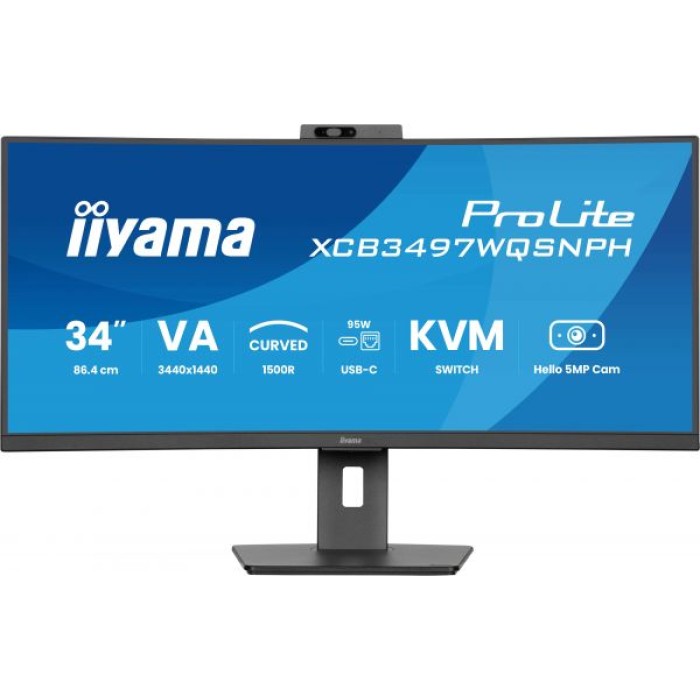 IIYAMA XCB3497WQSNPH-B1 34  UW CURVED VA 3440X1440 120HZ