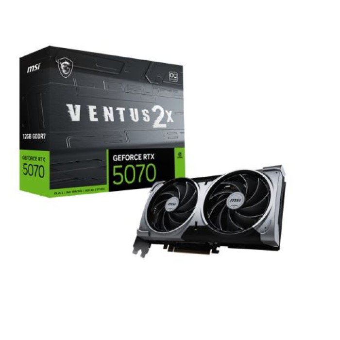 MSI COMPONENTS RTX 5070 12G VENTUS 2X OC MSI VGA GEFORCE RTX 5070 12G VENTUS 2X OC