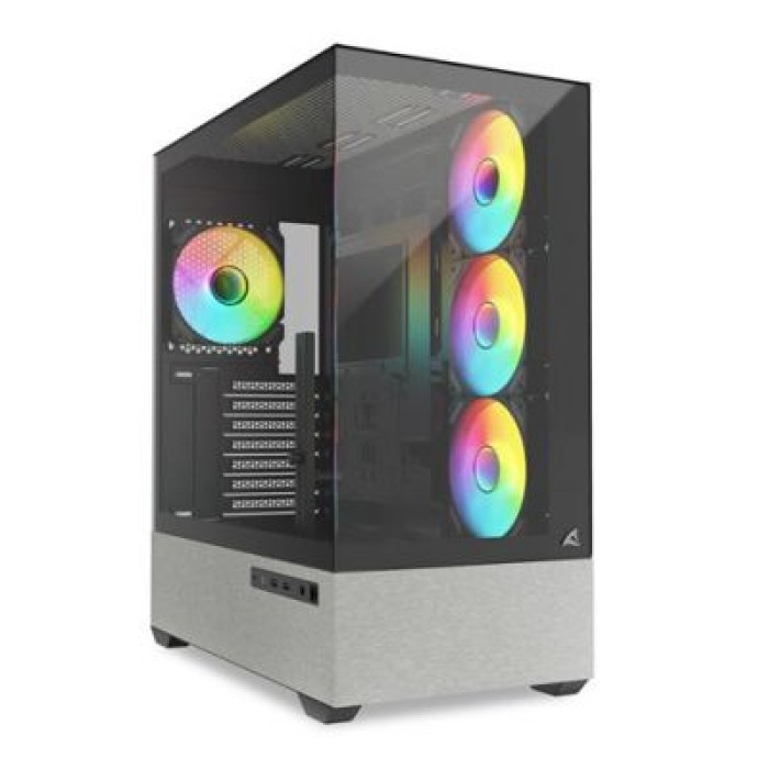 SHARKOON AK7 ARGB BLACK SHARKOON AK7 ARGB  (BLACK. TEMPERED GLASS X 2)