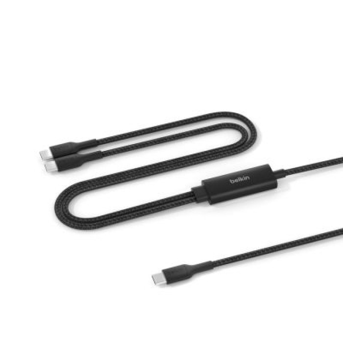 BELKIN CAC004HQ1.5MBK BOOSTCHARGE PRO 140W DUAL USB-C CABLE. 1.5M. BLACK