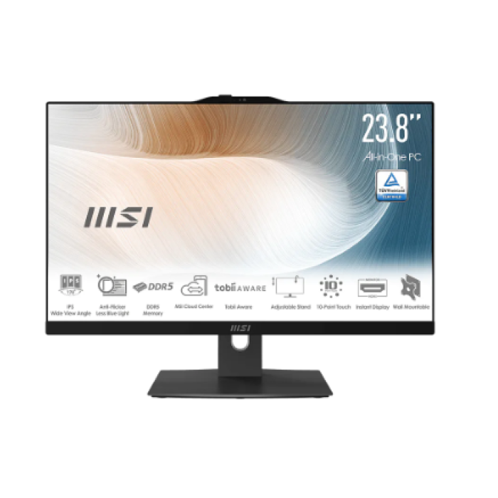 MSI MODERN AM242TP 1M-2277EU AIO C5 120U 16GB 512SSD SHARED 23.8FHD TOUCH W11P