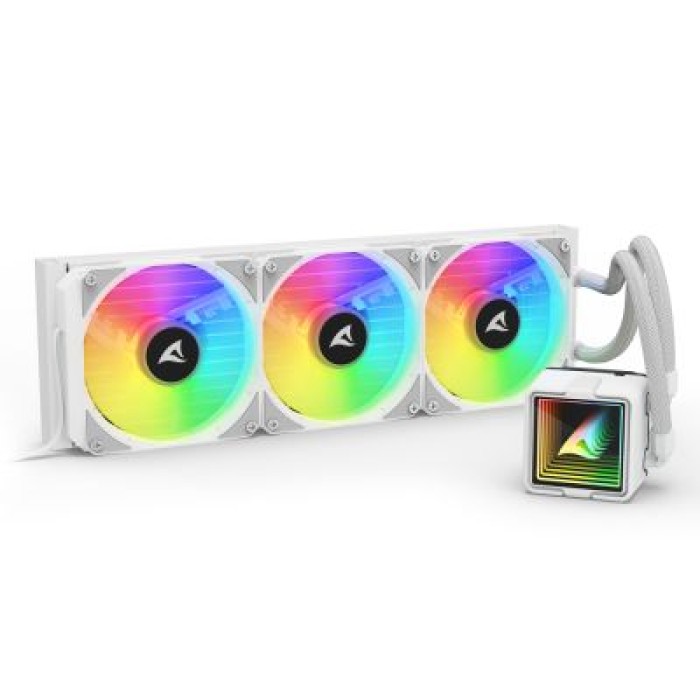 SHARKOON S100 RGB WHITE LIQUID COOLING S100 ARGB AIO WHITE