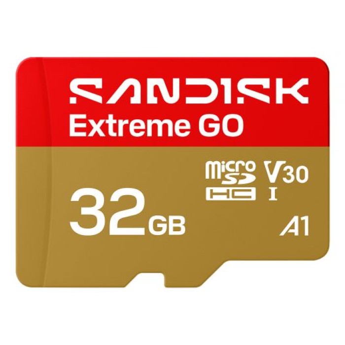 SANDISK SDSQXGN-032G-GN6MN 32GB EXTREME GO MICROSDHC 100MB/S A1 V30 UHS-IU3