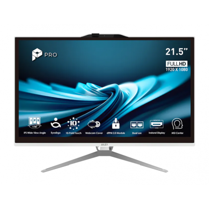 MSI PRO AP222T 14MA-614EU PRO I3-14100 8GB 512SSD 21.5 TOUCH WIN11HOME