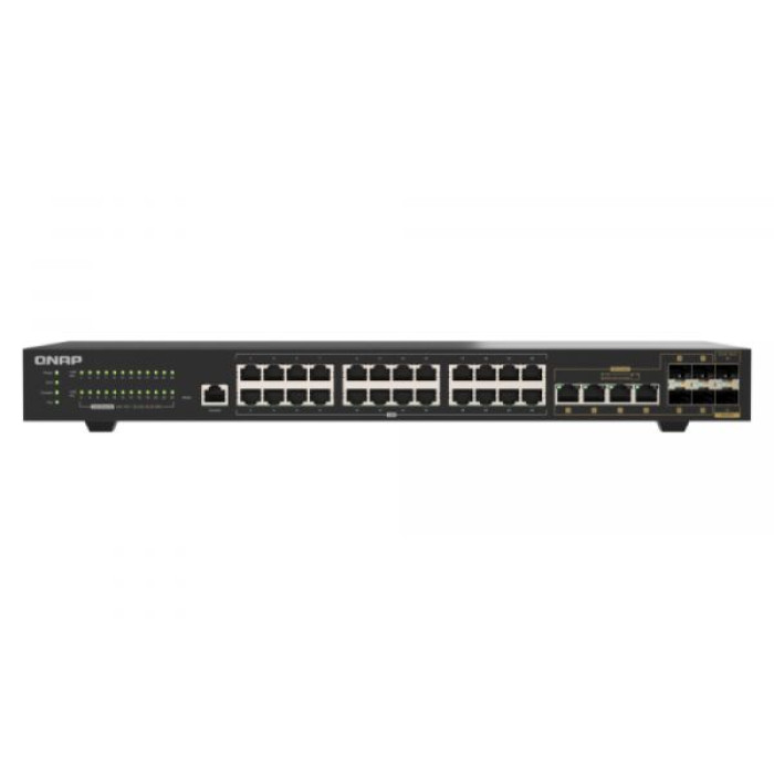 QNAP QSW-M2130-4C2S24T 24X 2.5GBE RJ45 + 4X 10GBE COMBO + 2X 10GBE SFP+