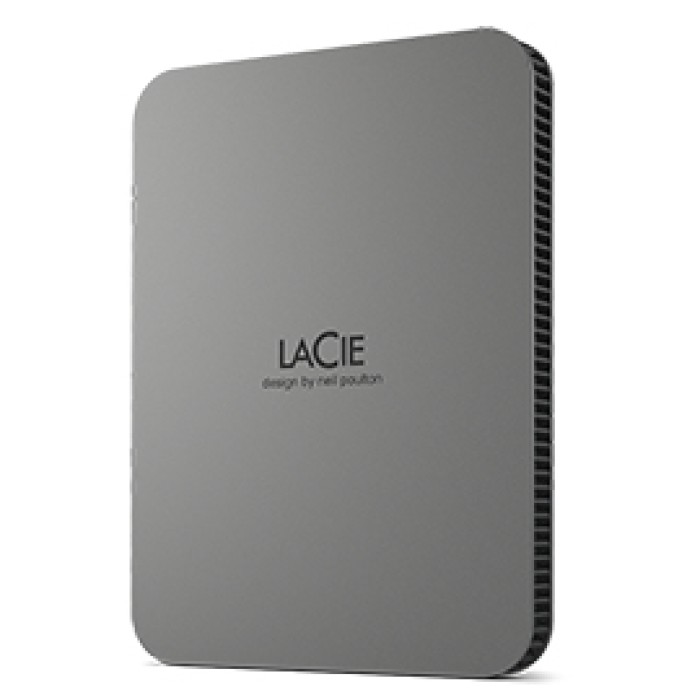 LACIE STLR4000400 4TB LACIE MOBILE DRIVE SECURE USB 3.1-C SPACE GREY