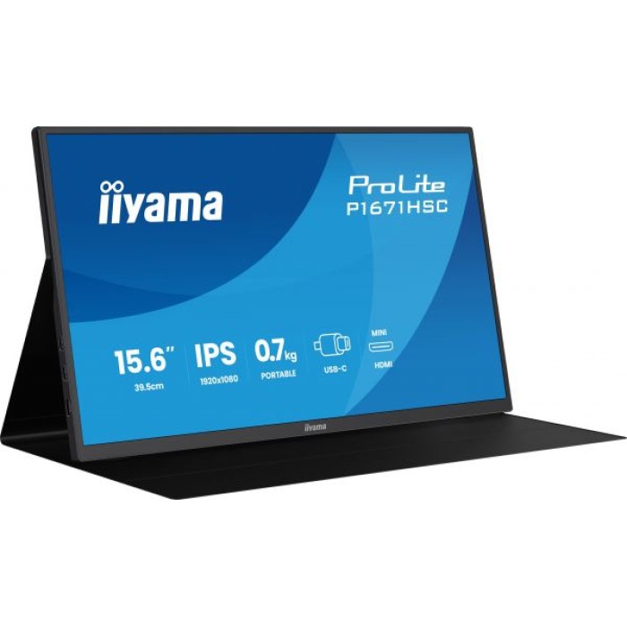 IIYAMA P1671HSC-B1 15.6  Portable USB-C monitor