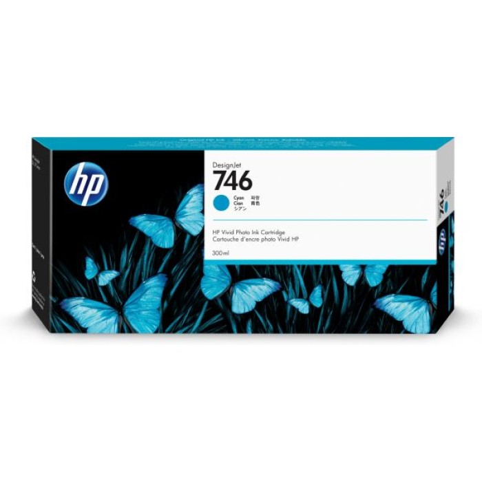 HP INC. P2V80A HP 746 300-ML CYAN INK CRTG
