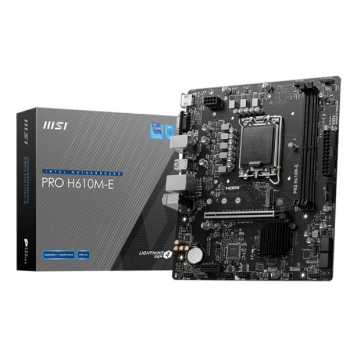 MSI PRO H610M-E MSI MB PRO H610M-E DDR5 MATX
