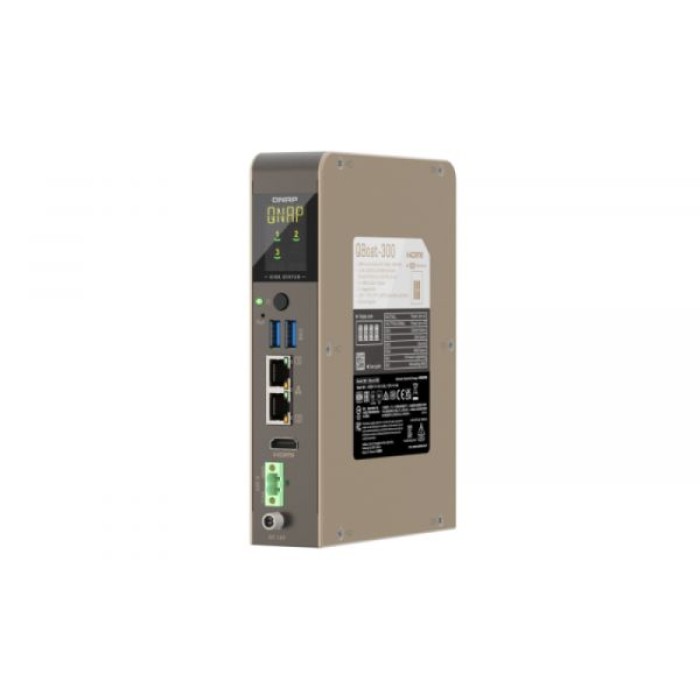 QNAP QBOAT-300 QNAP 3-BAY DIN-RAIL FANLESS INDUSTRIAL NAS. 4C 4GB