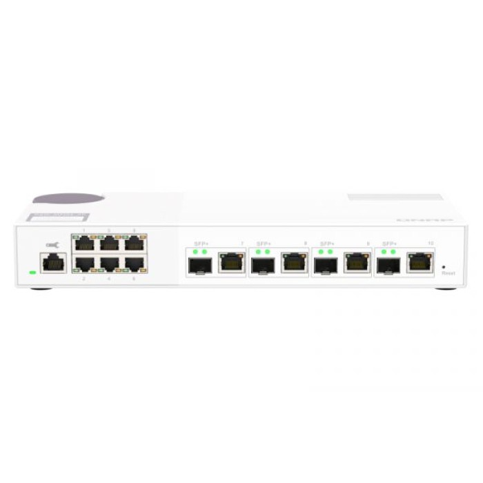 QNAP QSW-M2106-4C QNAP 10PORTS SWITCH 8X2.5GBPS. 4X10GBPS SFP+/RJ45