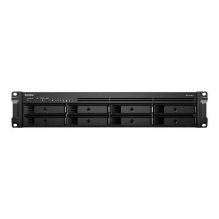 SYNOLOGY INC. RS1221RP+ RS 8-BAY AMD RYZEN V1500B QC 2.2GHZ 4GB DDR4 2XPSU