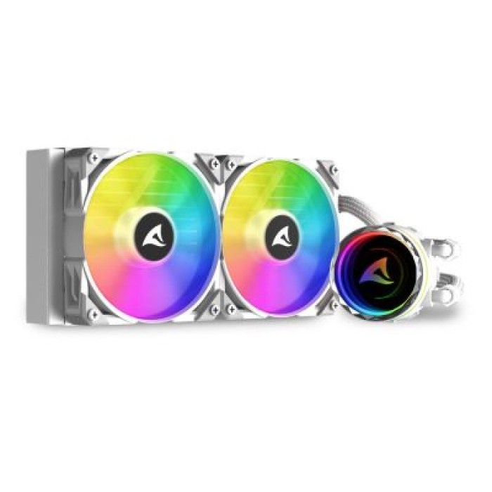 SHARKOON S80 RGB WHITE LIQUID COOLING S80 WHITE ARGB 240