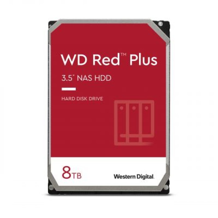 WESTERN DIGITAL WD80EFPX WD RED PLUS 8TB 3.5 SATA 5640RPM