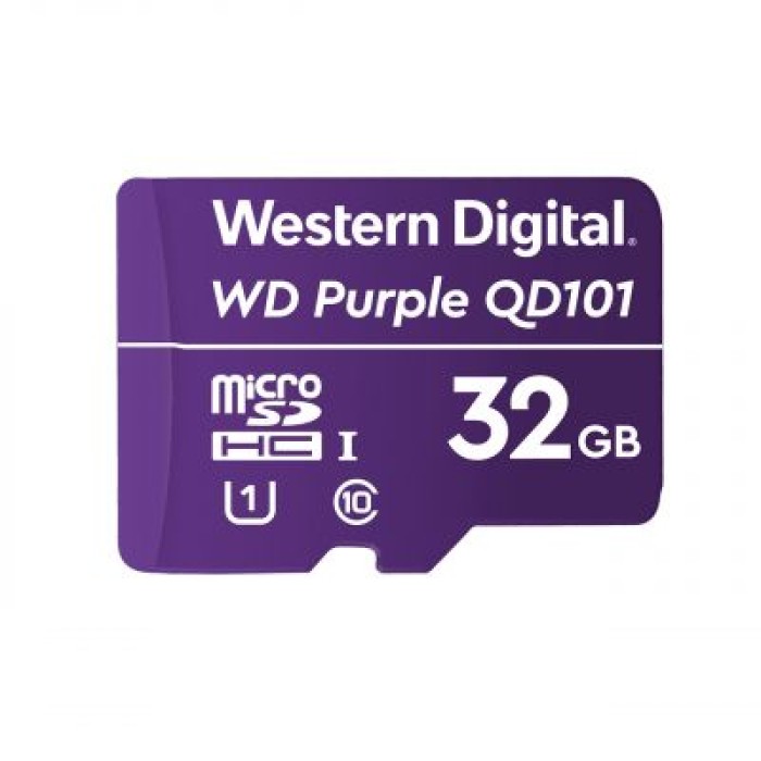 SANDISK WDD032G1P0C-85AEL0 32GB WD PURPLE MICRO SDHC PER VIDEOSORVEGLIANZA
