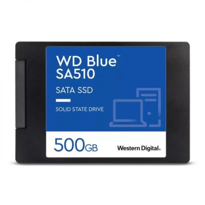 SANDISK WDS500G3B0A-00AXR0 WD BLUE 500GB SSD SA510 2.5 SATA3 3DNAND