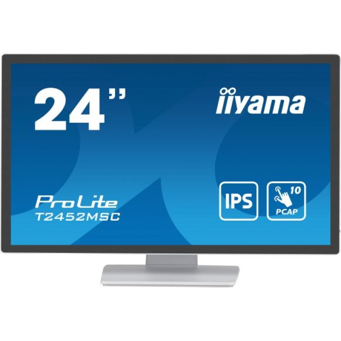 IIYAMA T2452MSC-W1 24  PCAP 10P Touch Bianco