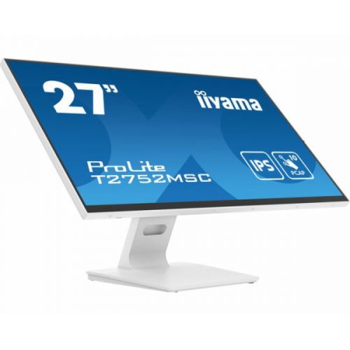 IIYAMA T2752MSC-W1 27  WHITE Bonded PCAP 10P Touch 1920x1080. IPS