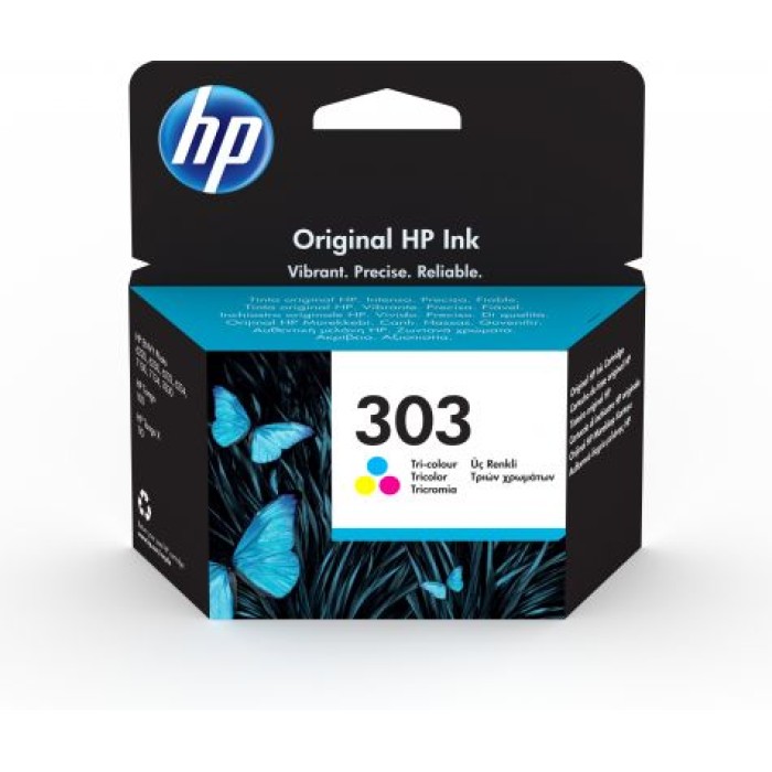 HP INC. T6N01AE#UUS HP 303 TRI-COLOR ORIGINAL INK CARTRIDGE