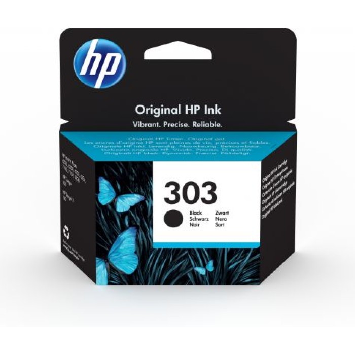 HP INC. T6N02AE#UUS HP 303 BLACK ORIGINAL INK CARTRIDGE