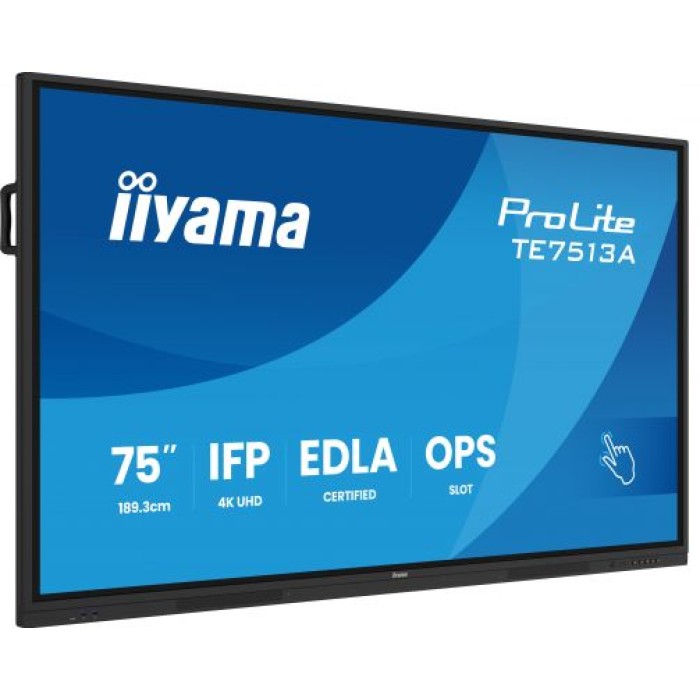 IIYAMA TE7513A-B2AG 75  iiWare21E andorid14 touch 8/128GB 3840x216