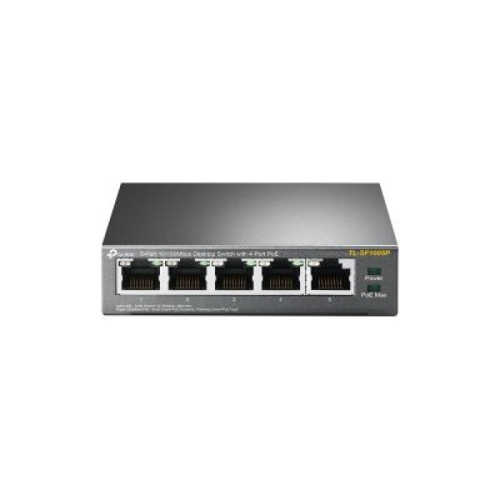 TP-LINK TL-SF1005P 5-PORT 10/100MBPS DESKTOP SWITCH